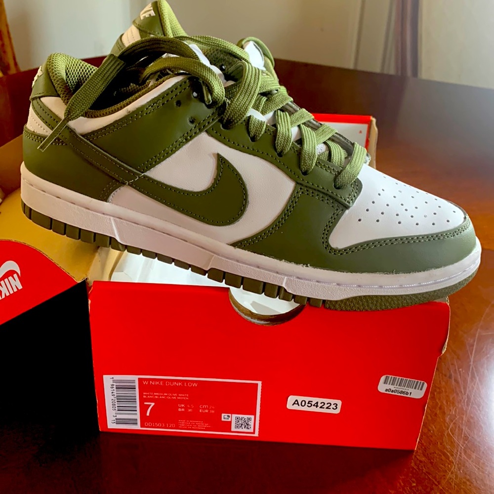 Nike Dunk Low, new with box. Never worn in smoke free environment.